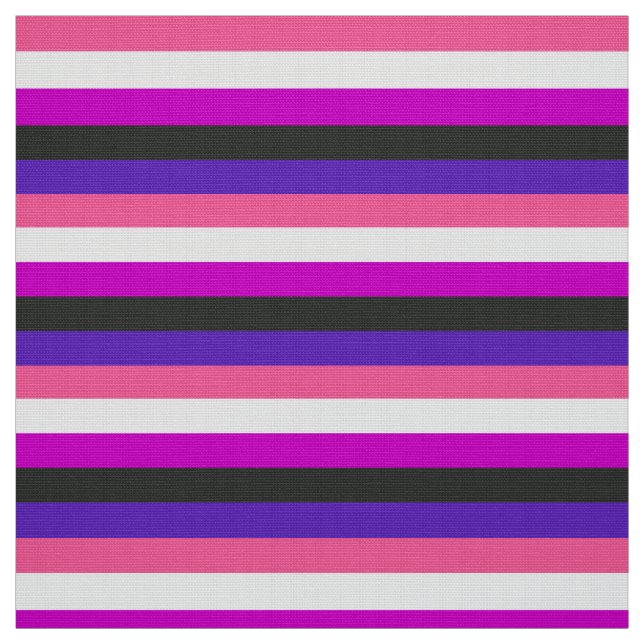 Könsfluid Prideflagga Tyg (Provkarta)