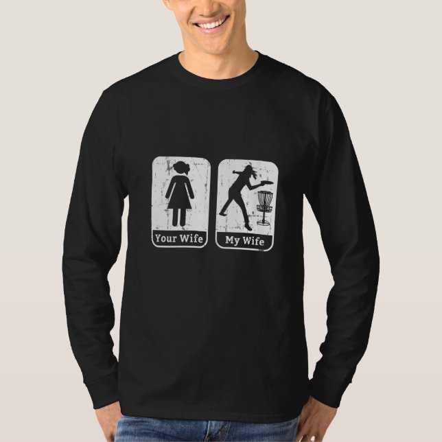 Könsfonen Make Frisbees-skivan med frukost Golf T Shirt (Framsida)