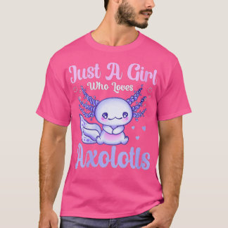 Könsfoni Bara en flicka som Kärlek Axolotls Kids A T Shirt