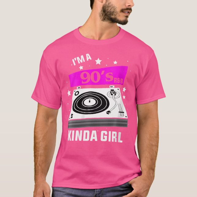 Könsfont 90S Musikoffert I'M A 90'S RB Kinda G T Shirt (Framsida)