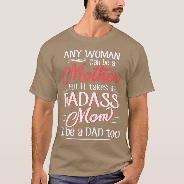 Könsfonta citat Lycklig Fars dag till Mamma T Shirt (Framsida)