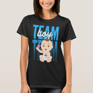 Könsförklaring Team Pojkbarn Babyparty Avslöjande T Shirt
