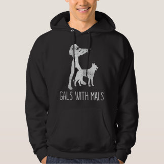 Könsgaller med malinois Älskare, belgiska malinois Hoodie