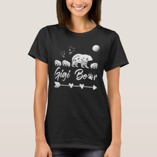 Könsgigi Bear med tre Unge Mor Da T Shirt