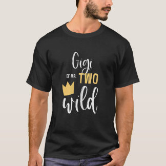 Könsgigi två Vilder, andra födelsedagen Party Sak T Shirt