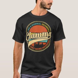Könsglamma som en mormor - endast Fantastisk Vinta T Shirt