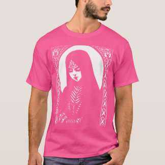 Könsgrafik Mörk Occult Gothic Batcave Girl Post Pu T Shirt