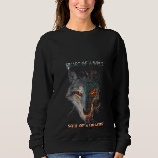 Könshjärta i en Varg av en drakts Varg &dra T Shirt