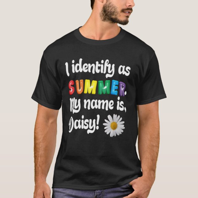 KÖNSIDENTITET SOMMAR  Tusenskönor Glad Trädgård T Shirt (Framsida)