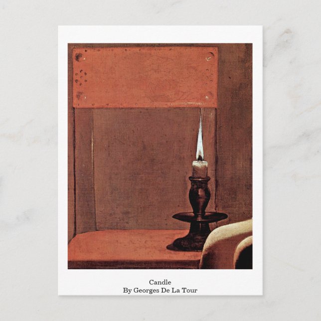 Könsinformation: ljus av Georges De La Tour Vykort (Framsida)