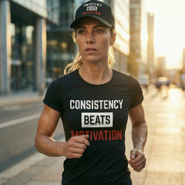 Konsistens Slår Motivation Gym Tröja