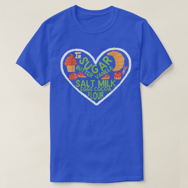 Konsistensmedel Utensils Heart 386 T Shirt (Design framsida)