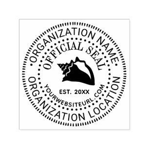 Konskalskål #2 Officiell sigillnamn plats URL Estd Självfärgande Stämpel