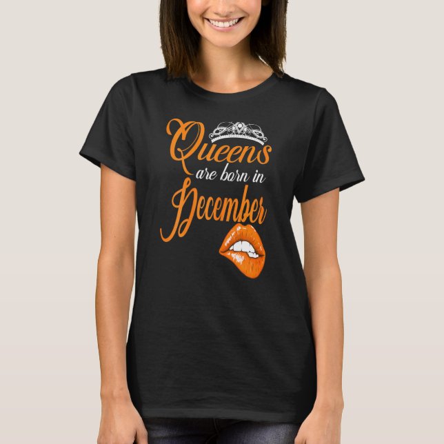 Könskö föds i december Capricorn Sagit T Shirt (Framsida)