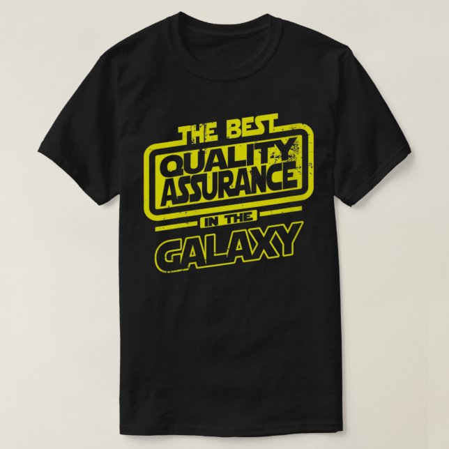 Könskvalitetssäkring är det bästa i galay Gif T Shirt (Design framsida)