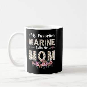Könskvinnor min favoritmarin kallar mig Mamma Shir Kaffemugg
