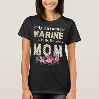 Könskvinnor min favoritmarin kallar mig Mamma Shir T Shirt