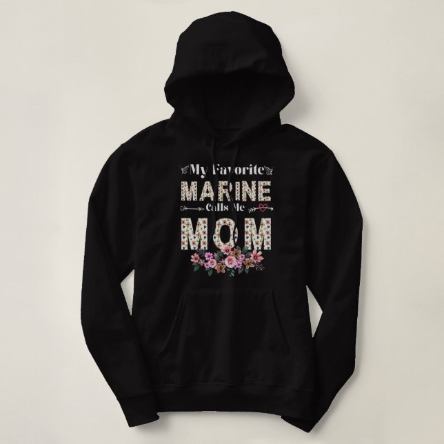 Könskvinnor min favoritmarin kallar mig Mamma Shir T Shirt (Design framsida)