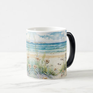 Konsmålning av Vinkar och persikoblooms Magisk Mugg