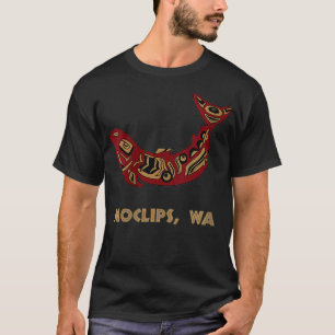 Könsmatriser WA Native Indian Salmon Fi T Shirt