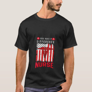 Könsmedicinare Sjuksköterska som du gör en skillna T Shirt