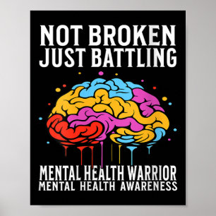 Könsmedvetande om psykisk hälsa i hjärnan poster