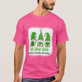 Könsmedvetenhet om bipolär sjukdom Bära Grönt T Shirt