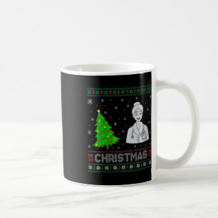 Könsnärare Julafton Träd Lighting Ugly Kaffemugg