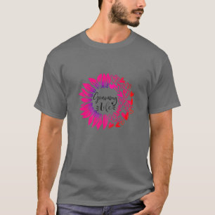 Könsnäring Flower Heart Valentindagen T Shirt