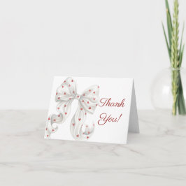 Könsneutral baby shower med tema bow tack kort