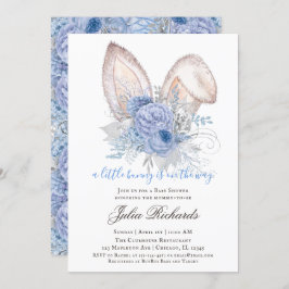 Könsneutral babydusch för Påskhare Inbjudningar