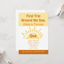 Könsneutral Första resa runt sol födelsedag