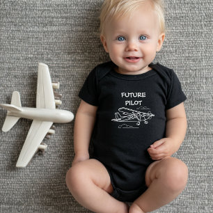 Könsneutral framtida pilot Cessna flygplan T Shirt