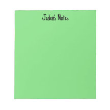 Könsneutral grön minimalistisk anpassad namn ficka