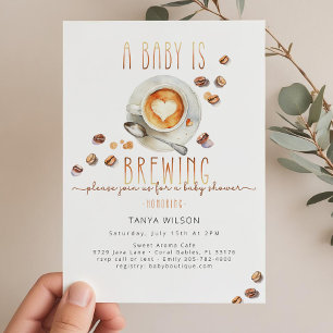 Könsneutral Kaffebarnvakt Invitation Inbjudningar