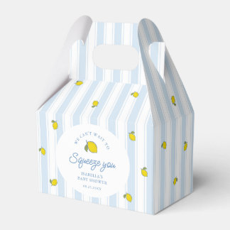 Könsneutral Lemon Baby Shower Presentaskar