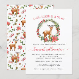 Könsneutral | Ren Jul Bebis Baby Shower Inbjudningar