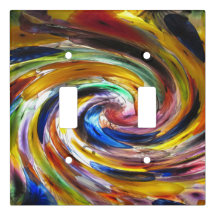 Könsneutral Spiral Färg Virvel Färgrik Groovy