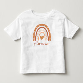 Könsneutral Terracotta boho regnbåge anpassad T Shirt