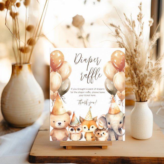 Könsneutrala djur - dagbok för babydusch poster (Skapare uppladdad)