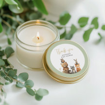 Könsneutrala trädsdjur Babyduschfavör