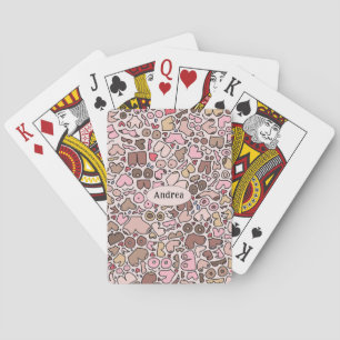 Könsneutralt bröstmönster casinokort