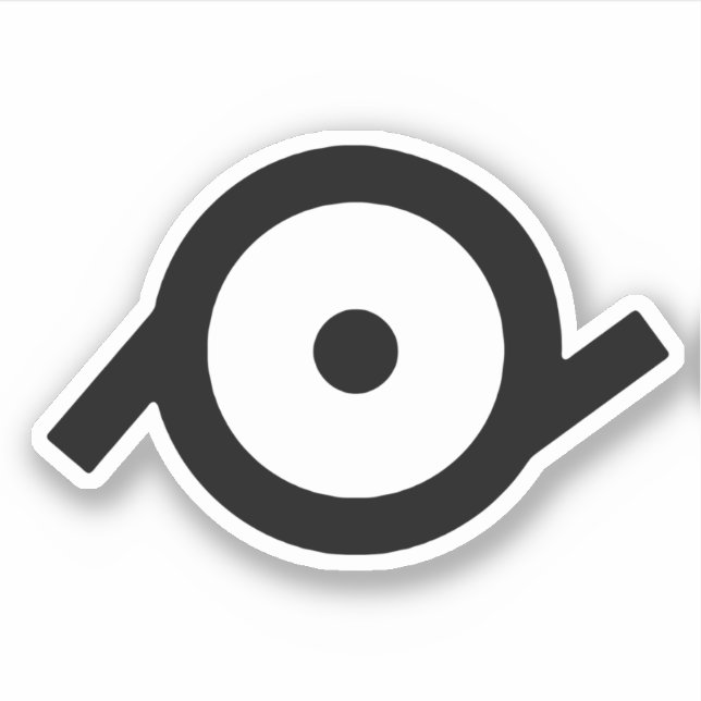 Könsneutralt könssymbol klistermärken (Framsida)