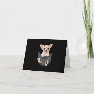 Könsnuny Chihuahua i Pocket Hundar Älskare Anteckningskort