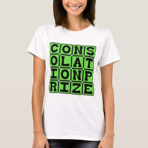 Konsolationspris, Springer-up-gåva T-shirt
