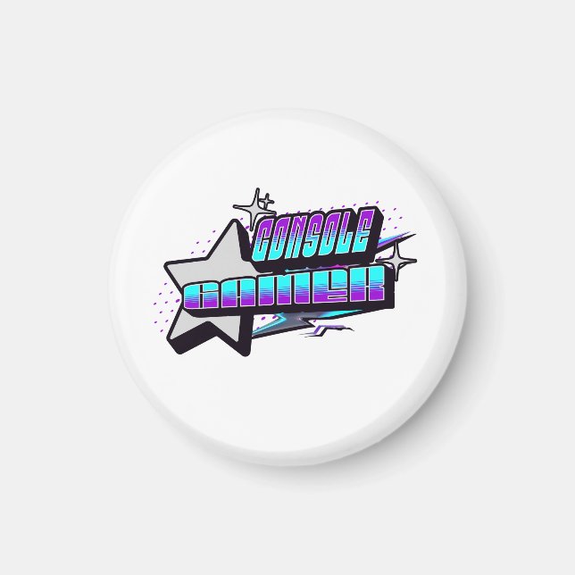 KONSOLE GAMER Y2K STIL MAGNET (Framsidan)