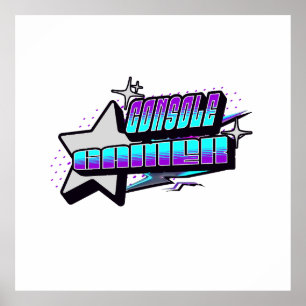 KONSOLE GAMER Y2K STIL POSTER