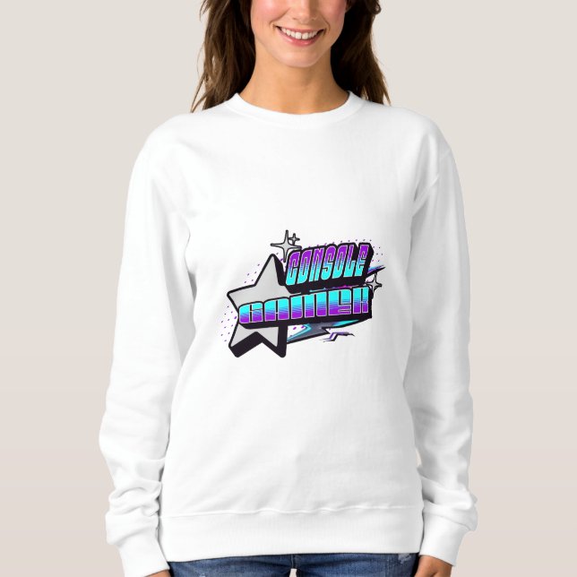 KONSOLE GAMER Y2K STIL T SHIRT (Framsida)