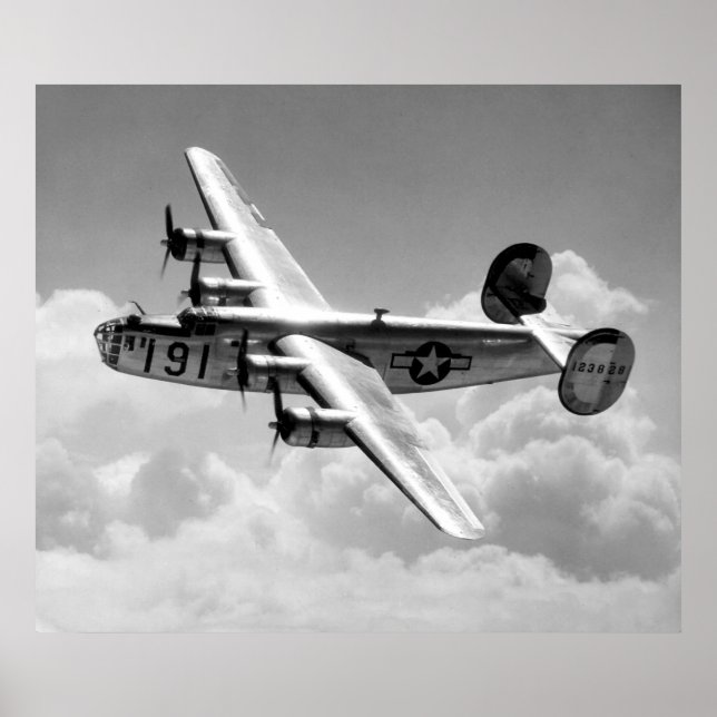 Konsoliderad B-24-liberator Poster (Framsidan)