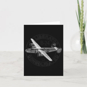 Konsoliderad B-24-liberator WW2 Us Military Aircra Kort